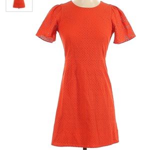 J Crew Round Eyelet Dress